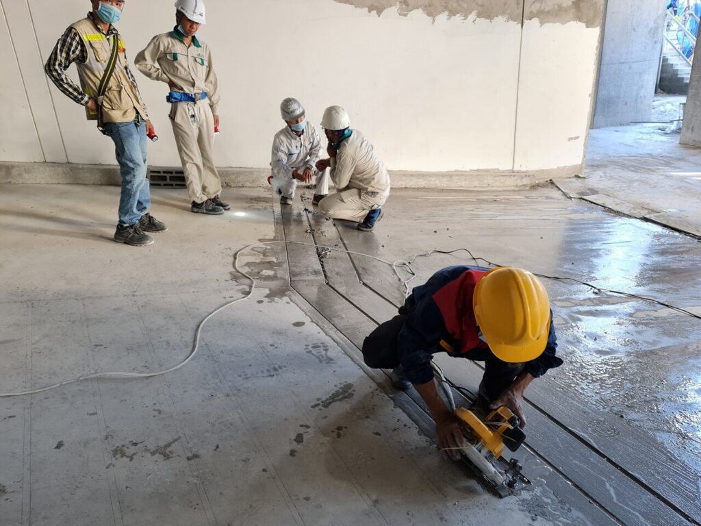 máy cắt rãnh bê tông chuyên dụng